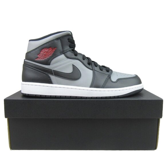 Nike Other - Air Jordan 1 Mid Shadow Red Black Shoes Mens Size 12 NEW